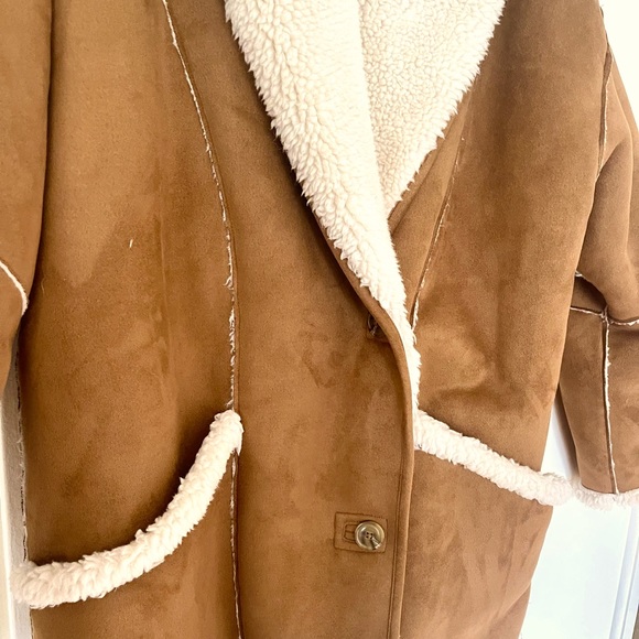 Wilfred Free Sherpa Suede Jacket - Picture 3 of 10